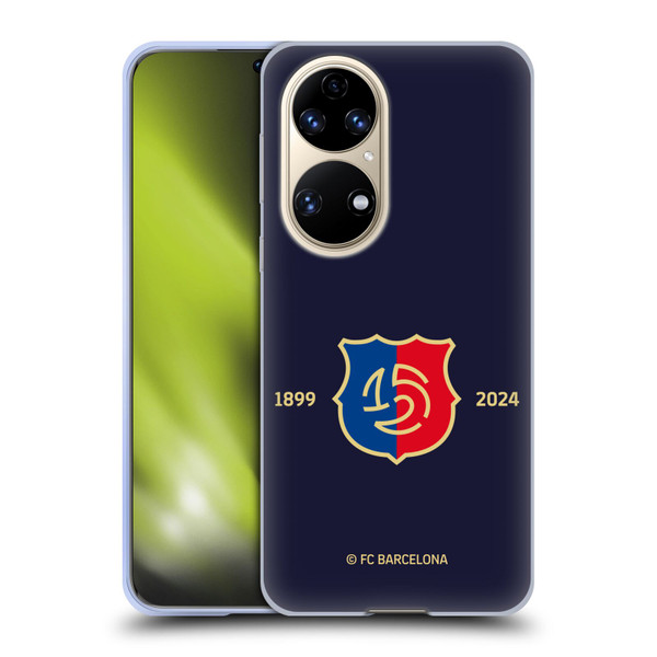 FC Barcelona 125th Anniversary Logo Stack Soft Gel Case for Huawei P50