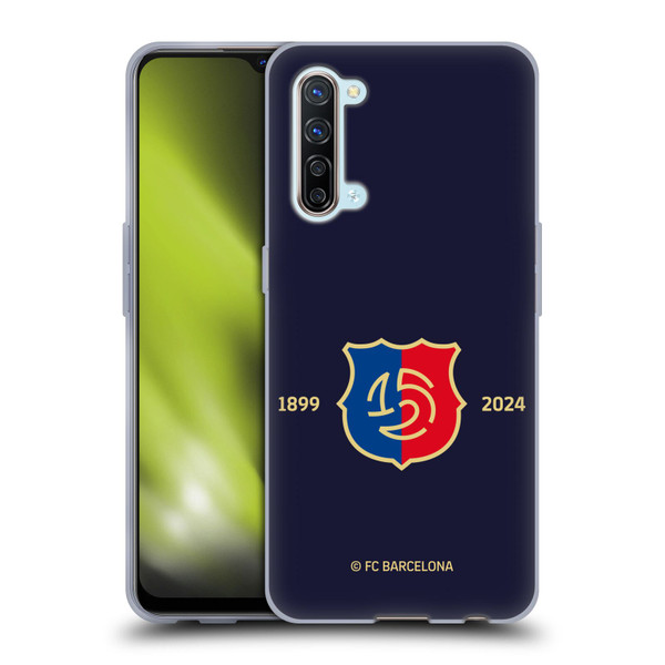 FC Barcelona 125th Anniversary Logo Stack Soft Gel Case for OPPO Find X2 Lite 5G