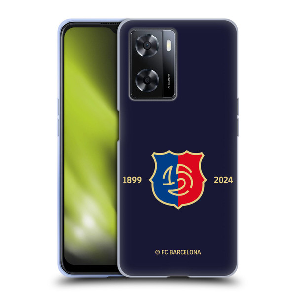 FC Barcelona 125th Anniversary Logo Stack Soft Gel Case for OPPO A57s