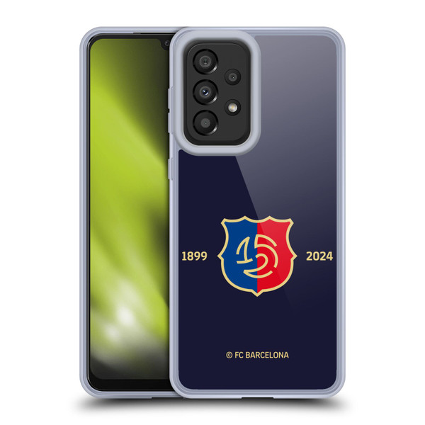FC Barcelona 125th Anniversary Logo Stack Soft Gel Case for Samsung Galaxy A33 5G (2022)
