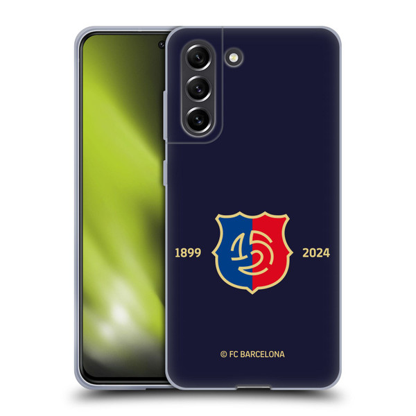 FC Barcelona 125th Anniversary Logo Stack Soft Gel Case for Samsung Galaxy S21 FE 5G