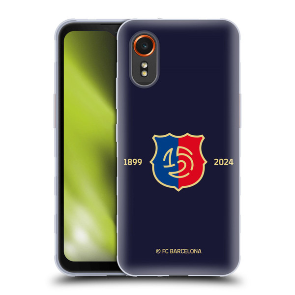 FC Barcelona 125th Anniversary Logo Stack Soft Gel Case for Samsung Galaxy Xcover7 5G