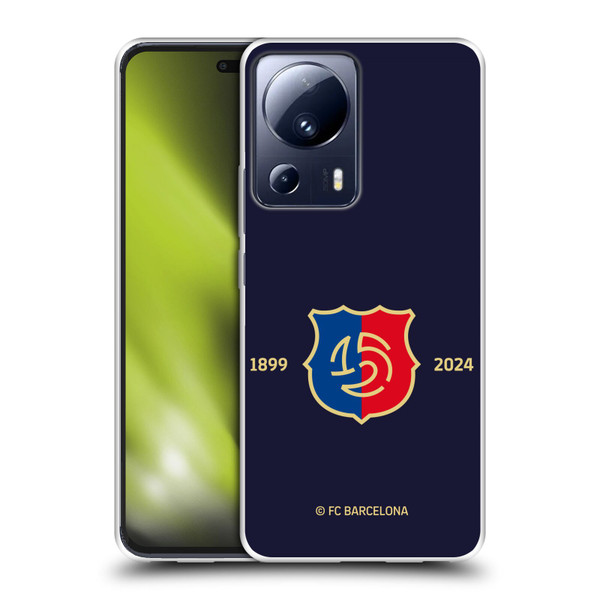 FC Barcelona 125th Anniversary Logo Stack Soft Gel Case for Xiaomi 13 Lite 5G