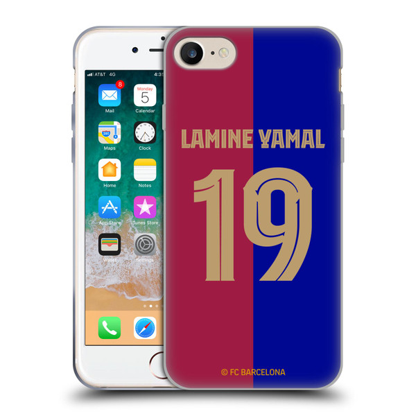 FC Barcelona 2024/25 Players Home Kit Lamine Yamal Soft Gel Case for Apple iPhone 7 / 8 / SE 2020 & 2022 FC Barcelona 2024/25 Players Home Kit Lamine Yamal Soft Gel Case for Apple iPhone 7 / 8 / SE 2020 & 2022
