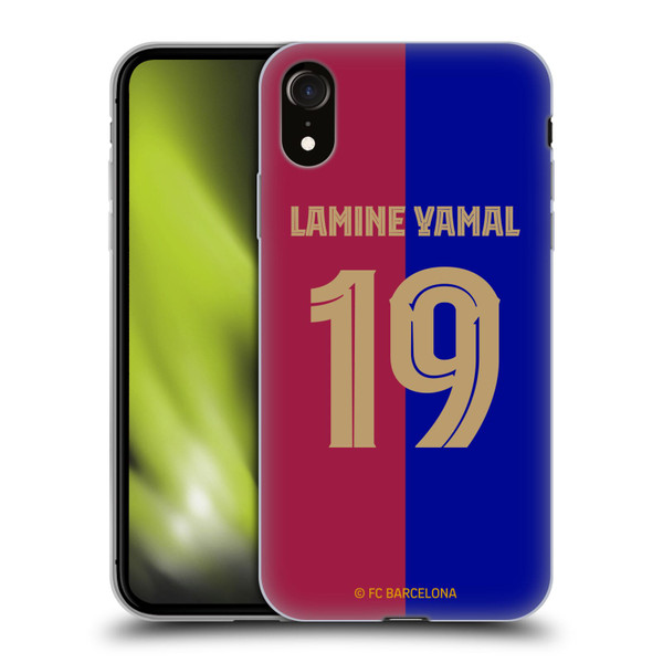 FC Barcelona 2024/25 Players Home Kit Lamine Yamal Soft Gel Case for Apple iPhone XR FC Barcelona 2024/25 Players Home Kit Lamine Yamal Soft Gel Case for Apple iPhone XR