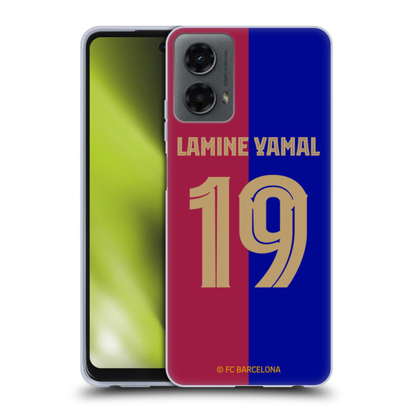 FC Barcelona 2024/25 Players Home Kit Lamine Yamal Soft Gel Case for Motorola Moto G (2024)