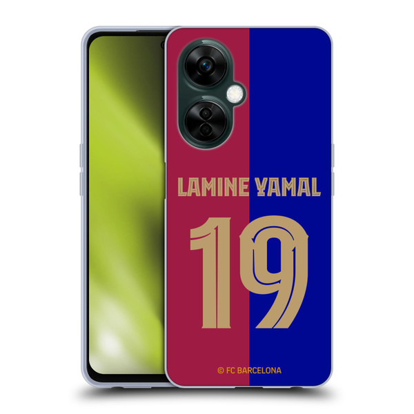 FC Barcelona 2024/25 Players Home Kit Lamine Yamal Soft Gel Case for OnePlus Nord N30