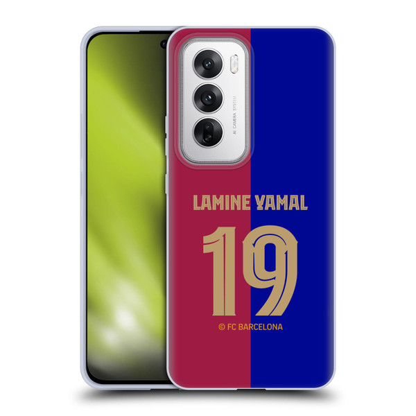 FC Barcelona 2024/25 Players Home Kit Lamine Yamal Soft Gel Case for OPPO Reno12 5G