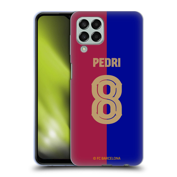 FC Barcelona 2024/25 Players Home Kit Pedri Soft Gel Case for Samsung Galaxy M33 (2022)