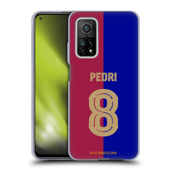 FC Barcelona 2024/25 Players Home Kit Pedri Soft Gel Case for Xiaomi Mi 10T 5G
