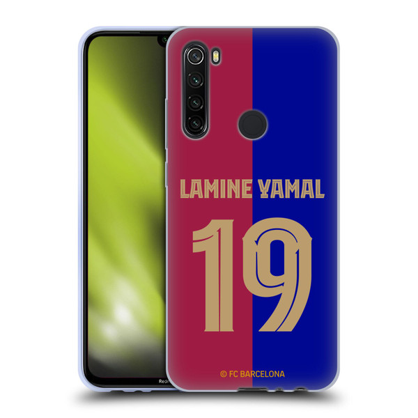 FC Barcelona 2024/25 Players Home Kit Lamine Yamal Soft Gel Case for Xiaomi Redmi Note 8T