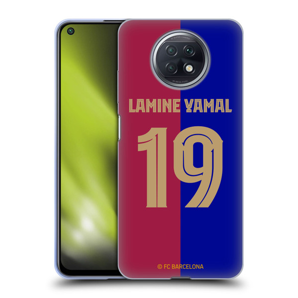 FC Barcelona 2024/25 Players Home Kit Lamine Yamal Soft Gel Case for Xiaomi Redmi Note 9T 5G