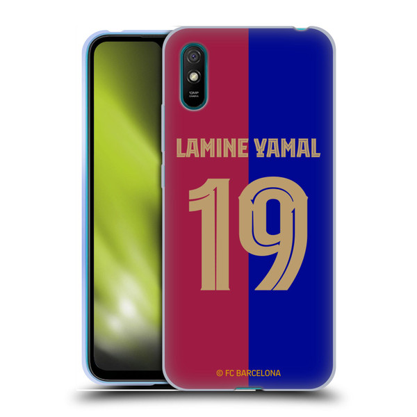 FC Barcelona 2024/25 Players Home Kit Lamine Yamal Soft Gel Case for Xiaomi Redmi 9A / Redmi 9AT