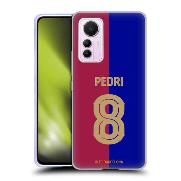 FC Barcelona 2024/25 Players Home Kit Pedri Soft Gel Case for Xiaomi 12 Lite