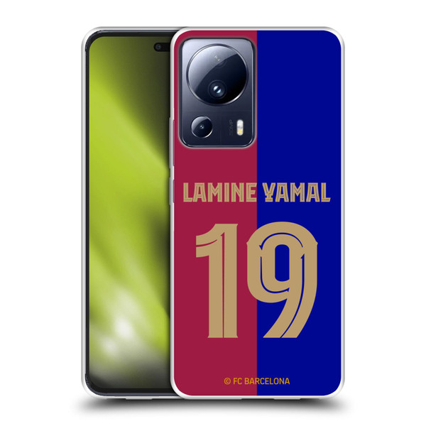 FC Barcelona 2024/25 Players Home Kit Lamine Yamal Soft Gel Case for Xiaomi 13 Lite 5G