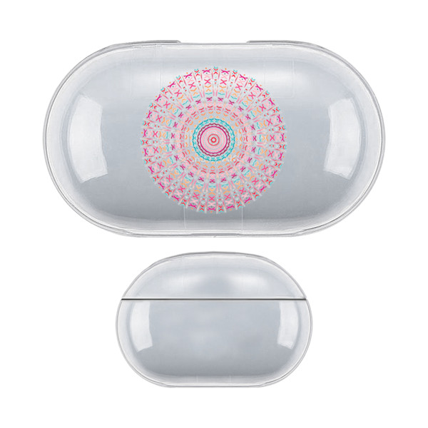 Monika Strigel Mandala Bright Pastel Clear Hard Crystal Cover for Samsung Galaxy Buds / Buds Plus