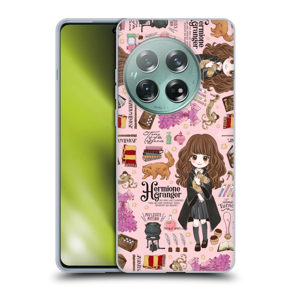 Harry Potter Deathly Hallows XXXVII Hermione Pattern Soft Gel Case for OnePlus 12