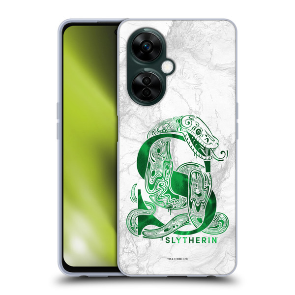 Harry Potter Deathly Hallows IX Slytherin Aguamenti Soft Gel Case for OnePlus Nord N30