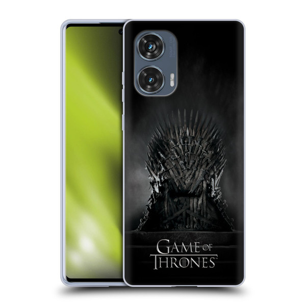 HBO Game of Thrones Key Art Iron Throne Soft Gel Case for Motorola Edge 50 Fusion