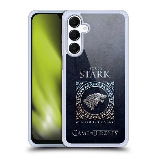 HBO Game of Thrones Metallic Sigils Stark Soft Gel Case for Samsung Galaxy A16 5G