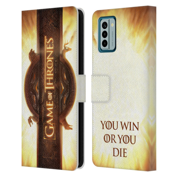 HBO Game of Thrones Key Art Opening Sequence Leather Book Wallet Case Cover For Nokia G42
