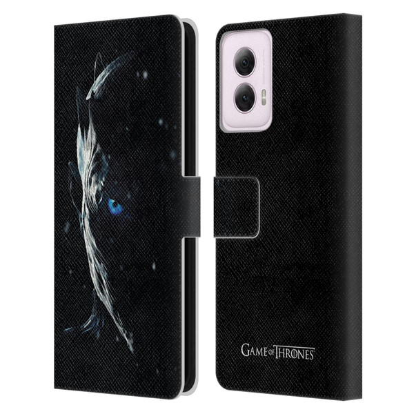 HBO Game of Thrones Season 7 Key Art Night King Leather Book Wallet Case Cover For Motorola Moto G Power (2024)