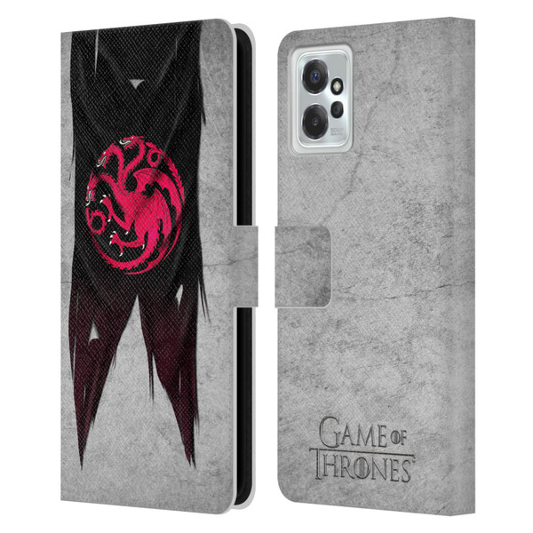 HBO Game of Thrones Sigil Flags Targaryen Leather Book Wallet Case Cover For Motorola Moto G Power (2023)