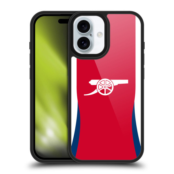 Arsenal FC 2024/25 Kit Home Gel Armour Case For Apple iPhone 16 Arsenal FC 2024/25 Kit Home Gel Armour Case For Apple iPhone 16