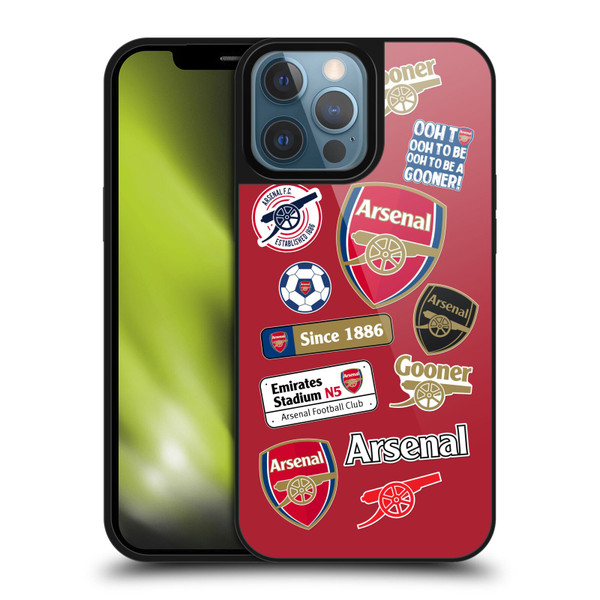 Arsenal FC Logos Collage Gel Armour Case For Apple iPhone 13 Pro Max