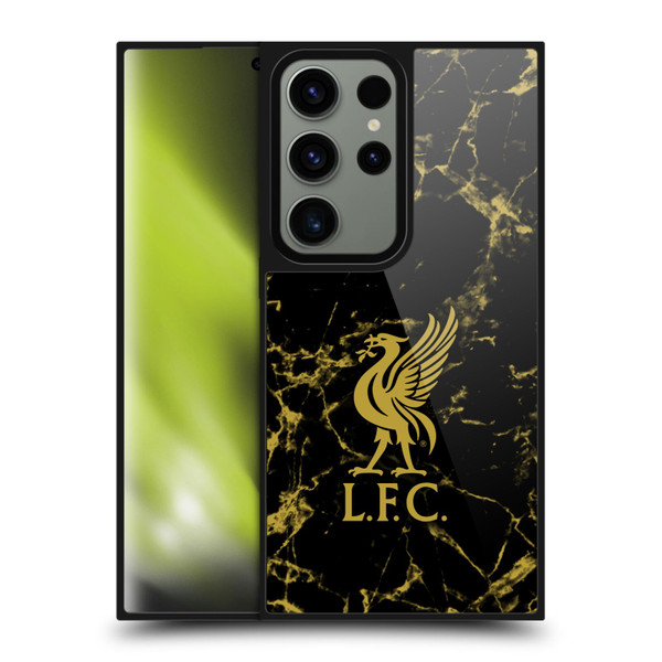 Liverpool Football Club Crest & Liverbird Patterns 1 Black & Gold Marble Gel Armour Case For Samsung Galaxy S24 Ultra 5G Liverpool Football Club Crest & Liverbird Patterns 1 Black & Gold Marble Gel Armour Case For Samsung Galaxy S24 Ultra 5G