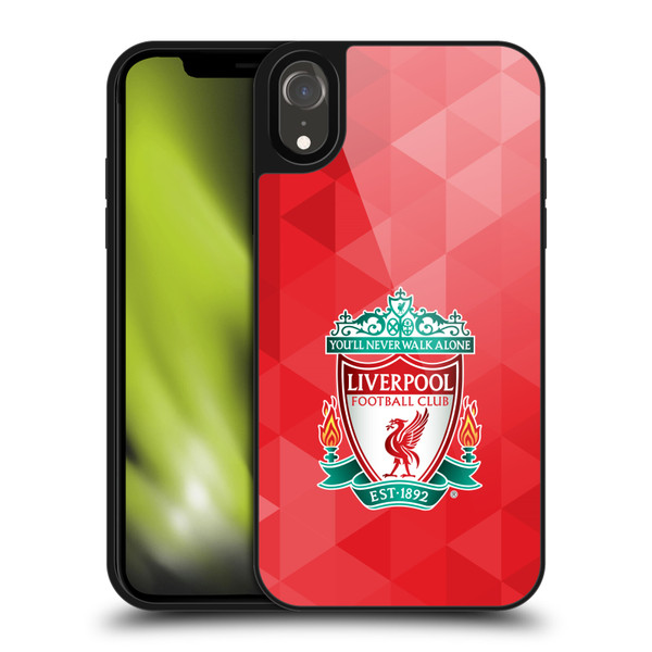 Liverpool Football Club Crest 1 Red Geometric 1 Gel Armour Case For Apple iPhone XR