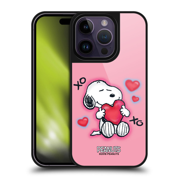 Peanuts Snoopy Boardwalk Airbrush XOXO Gel Armour Case For Apple iPhone 14 Pro