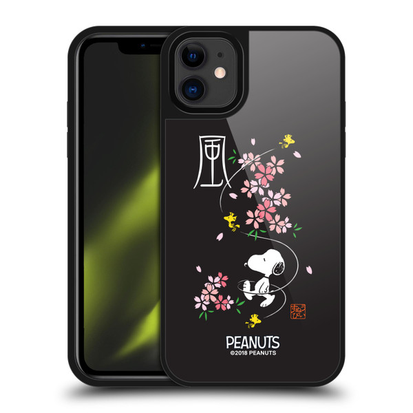 Peanuts Oriental Snoopy Cherry Blossoms Gel Armour Case For Apple iPhone 11