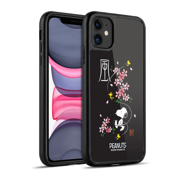 Peanuts Oriental Snoopy Cherry Blossoms Gel Armour Case For Apple iPhone 11