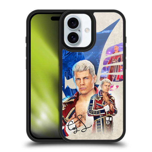 WWE Cody Rhodes Superstar Graphics Gel Armour Case For Apple iPhone 16 WWE Cody Rhodes Superstar Graphics Gel Armour Case For Apple iPhone 16