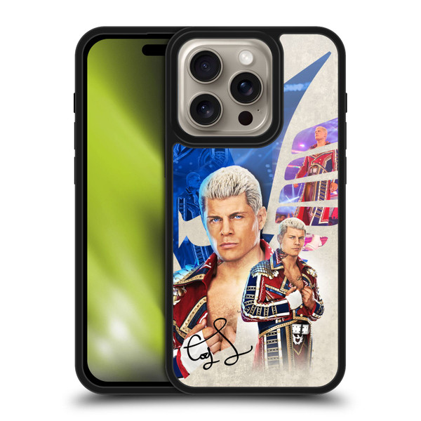 WWE Cody Rhodes Superstar Graphics Gel Armour Case For Apple iPhone 16 Pro