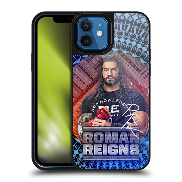 WWE Roman Reigns Tribal Pattern Gel Armour Case For Apple iPhone 12 / iPhone 12 Pro