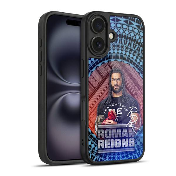 WWE Roman Reigns Tribal Pattern Gel Armour Case For Apple iPhone 16