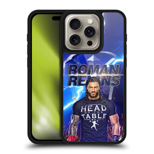 WWE Roman Reigns Lightning Gel Armour Case For Apple iPhone 16 Pro