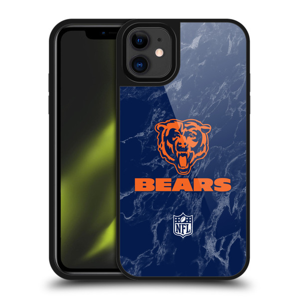NFL Chicago Bears Graphics Coloured Marble Gel Armour Case For Apple iPhone 11 NFL Chicago Bears Graphics Coloured Marble Gel Armour Case For Apple iPhone 11