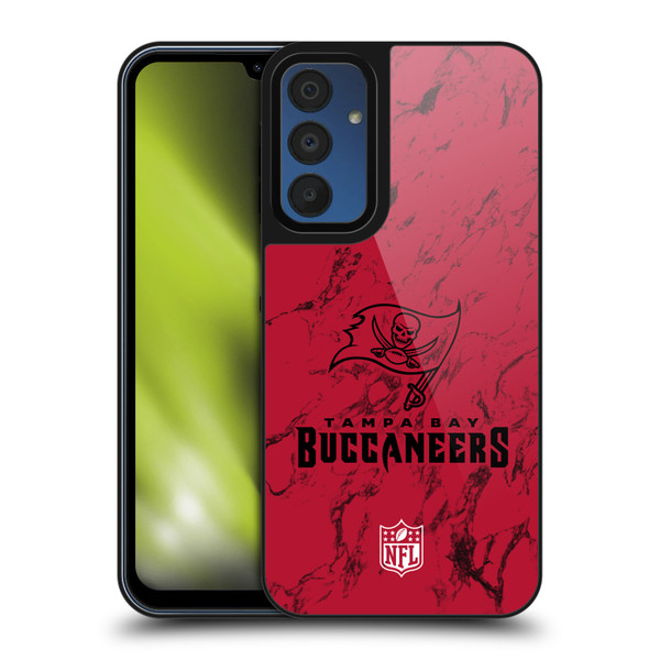 NFL Tampa Bay Buccaneers Graphics Coloured Marble Gel Armour Case For Samsung Galaxy A15