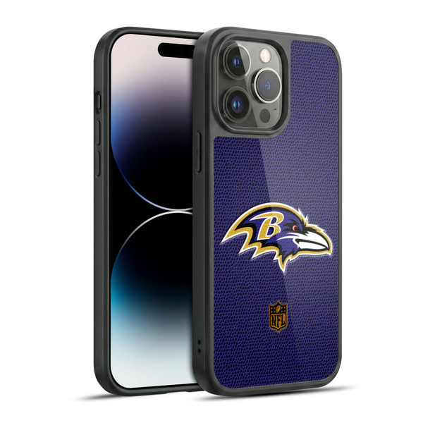 NFL Baltimore Ravens Logo Football Gel Armour Case For Apple iPhone 14 Pro Max