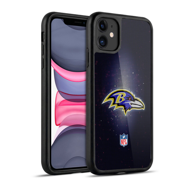 NFL Baltimore Ravens Artwork LED Gel Armour Case For Apple iPhone 11