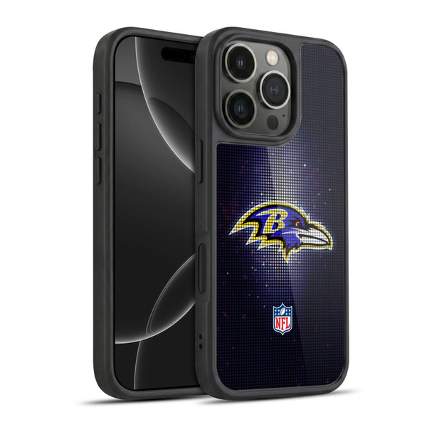 NFL Baltimore Ravens Artwork LED Gel Armour Case For Apple iPhone 16 Pro