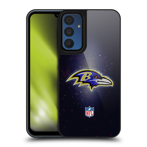 NFL Baltimore Ravens Artwork LED Gel Armour Case For Samsung Galaxy A15