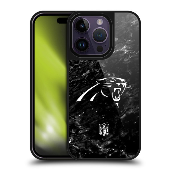 NFL Carolina Panthers Artwork Marble Gel Armour Case For Apple iPhone 14 Pro
