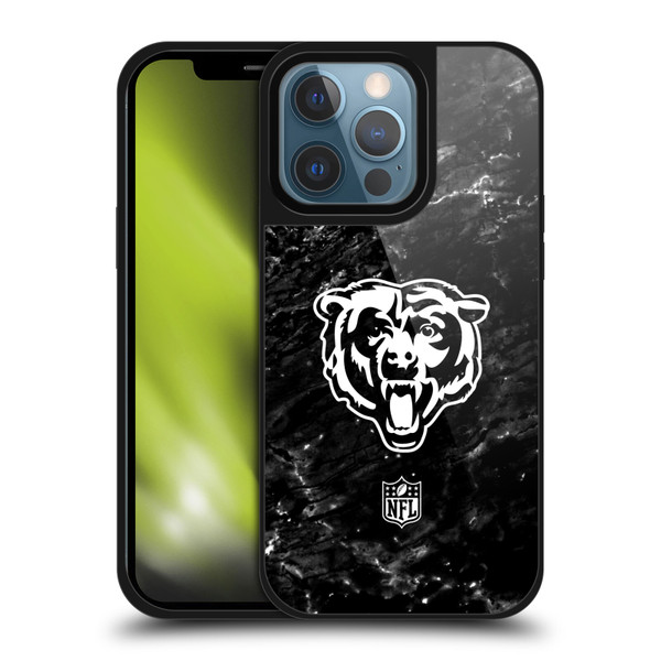 NFL Chicago Bears Artwork Marble Gel Armour Case For Apple iPhone 13 Pro