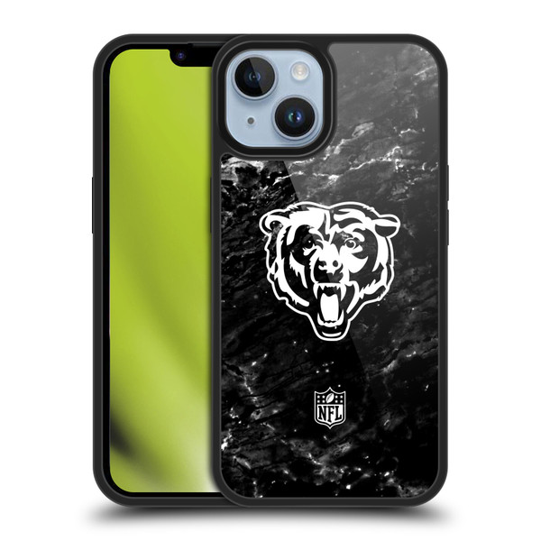 NFL Chicago Bears Artwork Marble Gel Armour Case For Apple iPhone 14