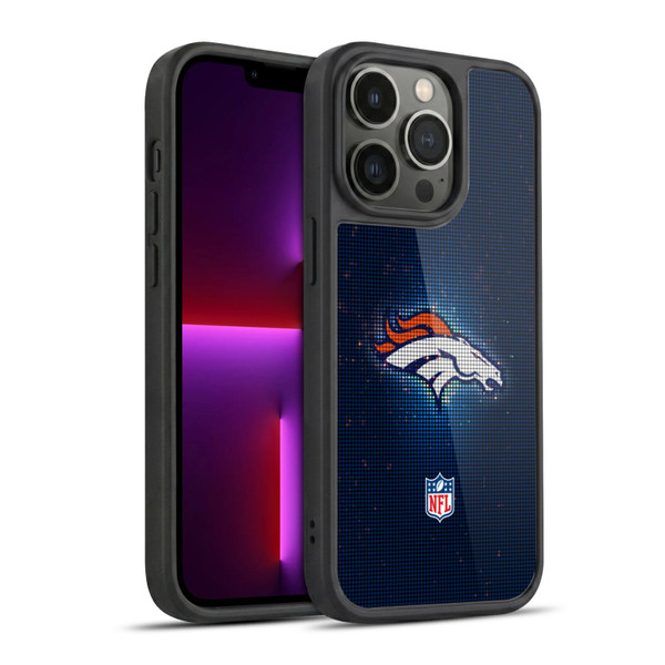 NFL Denver Broncos Artwork LED Gel Armour Case For Apple iPhone 13 Pro