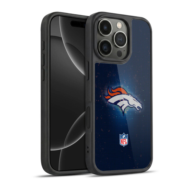 NFL Denver Broncos Artwork LED Gel Armour Case For Apple iPhone 16 Pro